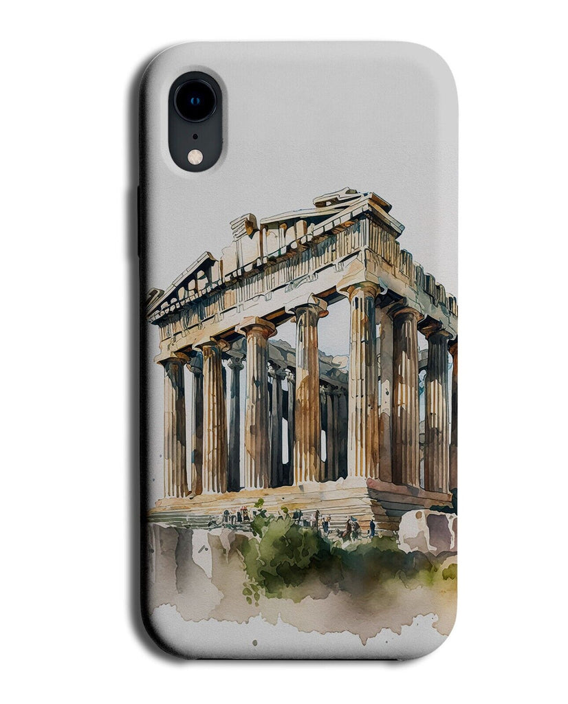 Ancient Greek Ruins Phone Case Cover Greece Buildings Pillar Pillars Athen P386G