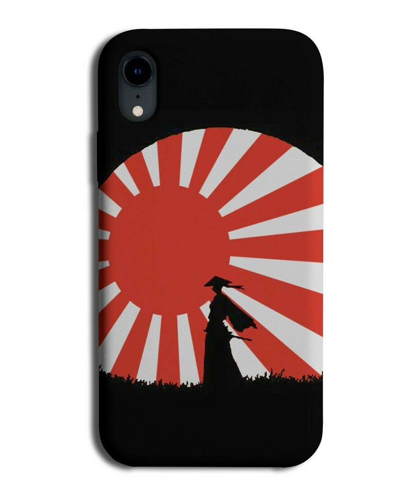 Rising Sun Ninja Phone Case Cover Ninjas Red and White Sun Samurai Warrior si397