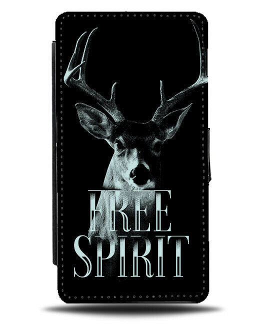 Free Spirit Flip Wallet Phone Case Reindeer Deer Deers Moonlight Colours E431