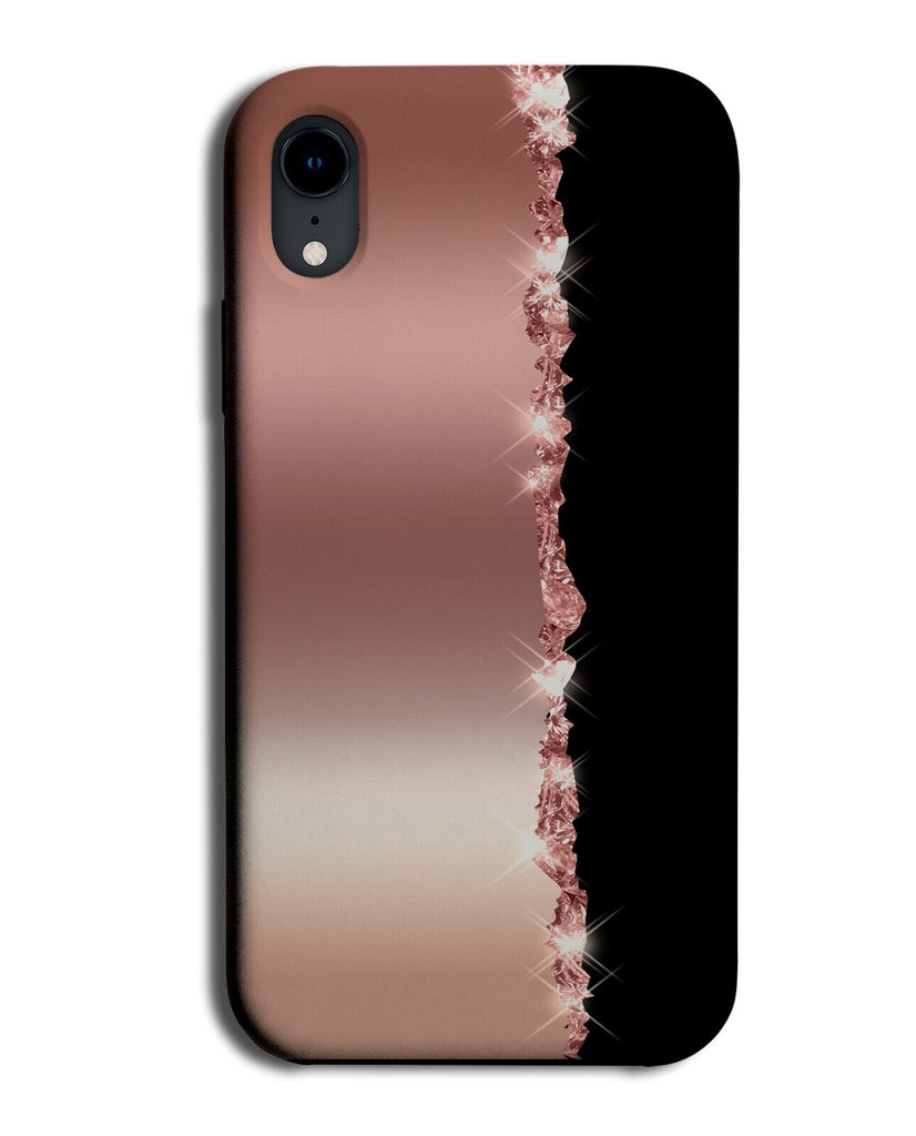 Rose Gold Tear Paper Style Design Phone Case Cover Stylish Girls Woman CM41