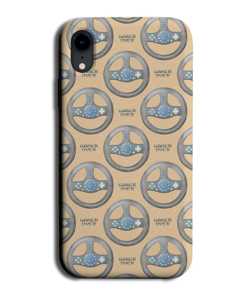 Video Game Steering Wheel Pattern Phone Case Cover Gaming Racing Racer Games AA9