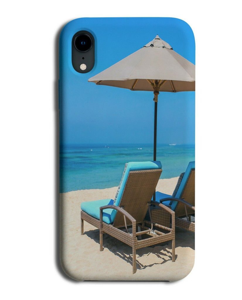 Beach Deckchairs Phone Case Cover Deckchair Deck Chair Chairs Beach Picture H224