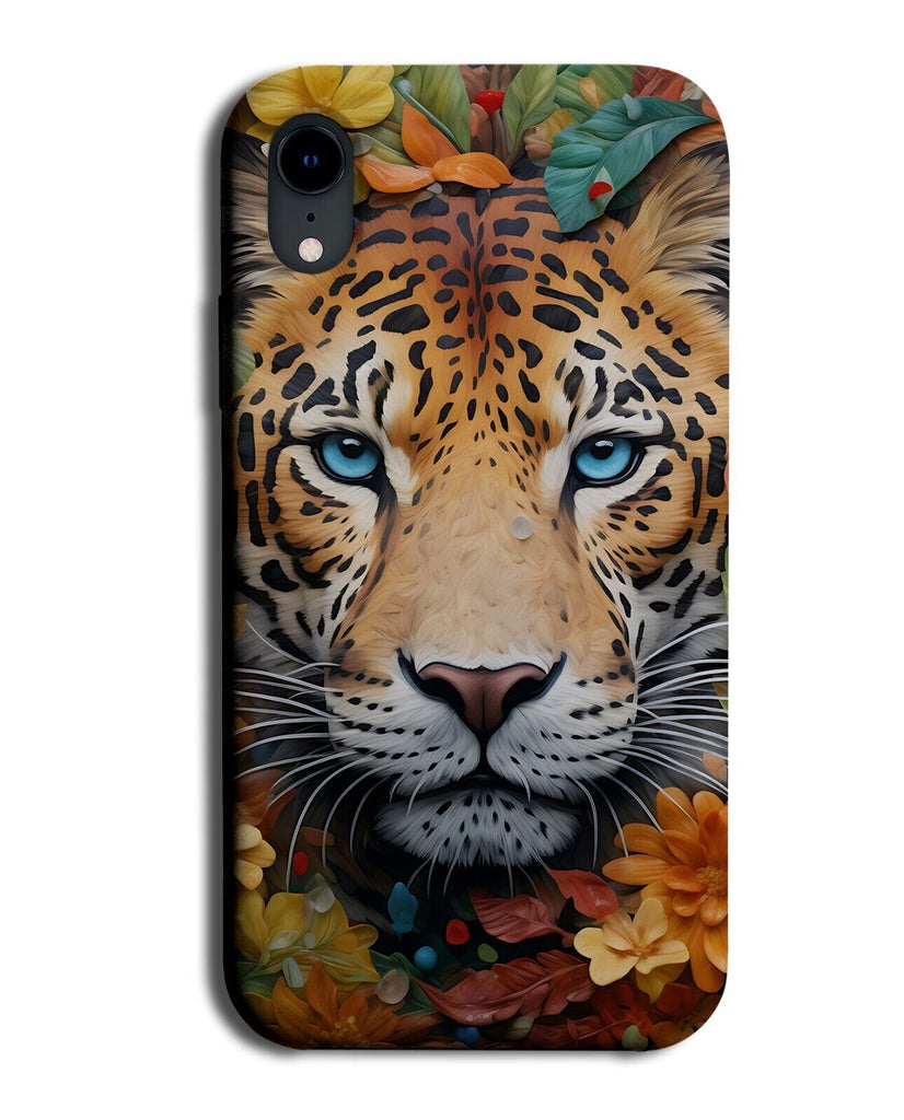 Jaguar Close Up With Big Blue Eyes Phone Case Cover Predator Hunt Jaguars DC73