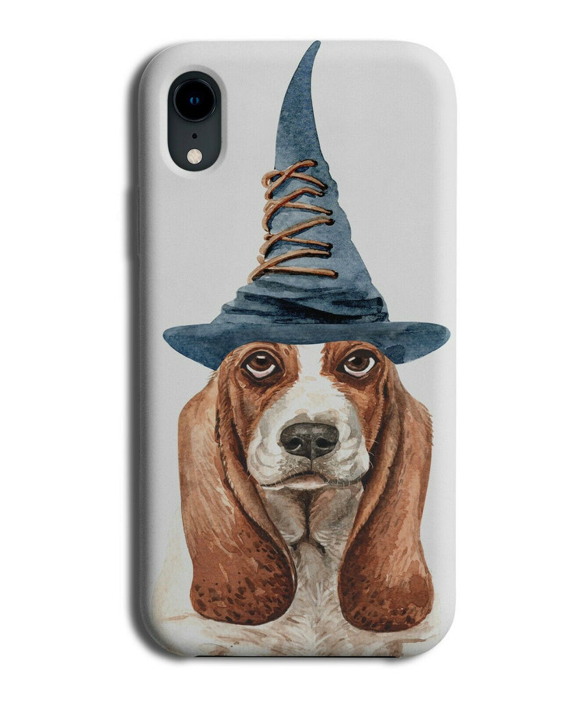 Basset Hound Phone Case Cover Dog Dogs Wizard Hat Magic Magician K488