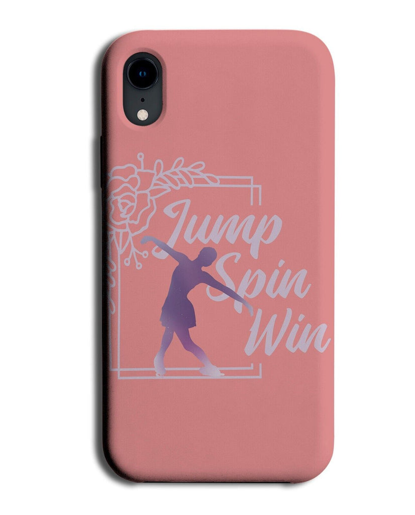 Jump Spin Win Pink Female Figure Skater Phone Case Cover Style Skating Ice P711
