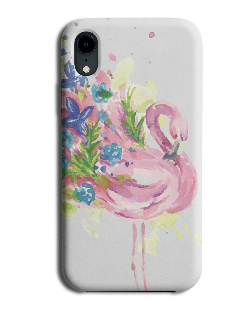 Flamingo Oil Painting Phone Case Cover Painter Drawing Artistic Animal E234