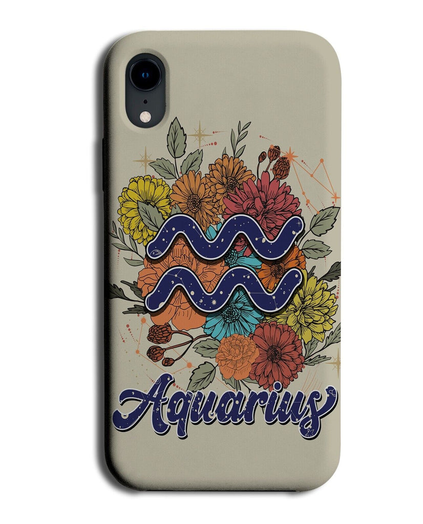 Aquarius Star Sign Phone Case Cover Signs Zodiac Symbol Logo Aquaries Gift AB25