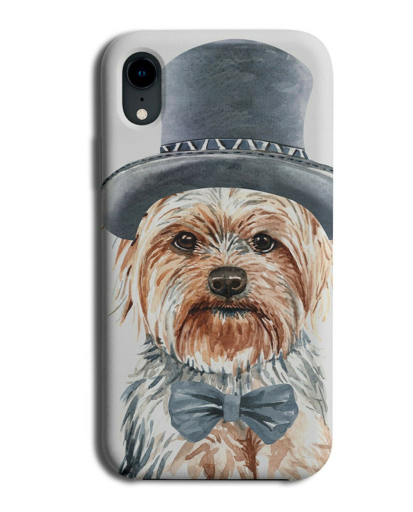 Yorkshire Terrier Top Hat Bow Tie Phone Case Cover Tophat Tiny Bowtie K650