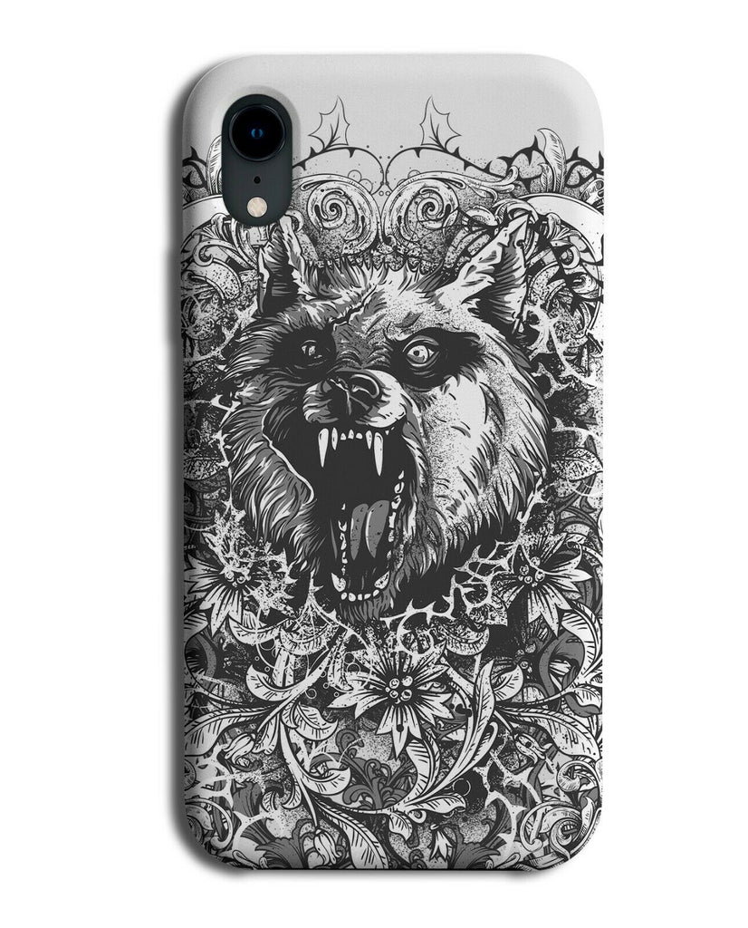 Scary Dark Werewolf Phone Case Cover Wolf Wolves Fangs Teeth E535