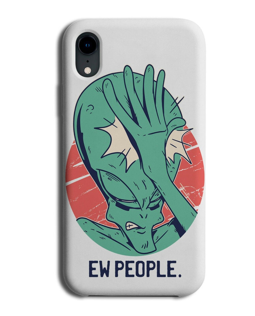 Disgusted Alien Phone Case Cover Disgusting Aliens Funny Face Facepalm Palm i917