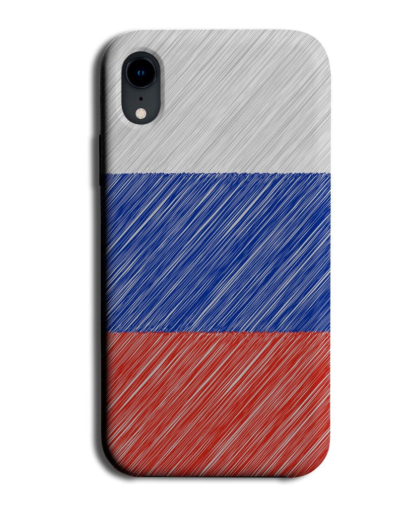 Vintage Style Russia Flag Phone Case Cover Fade Faded Colours Russian Gift P358