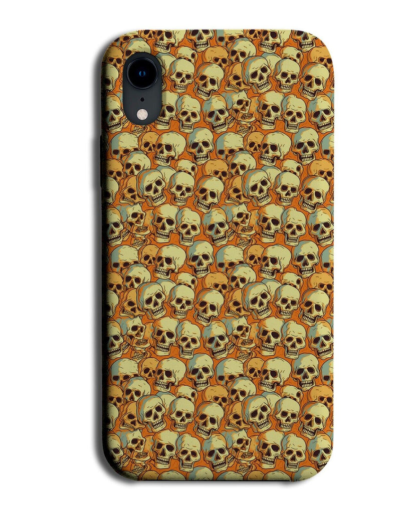 Halloween Skeletons Heads Phone Case Cover Piled Up Skull Skulls Skeleton CT86