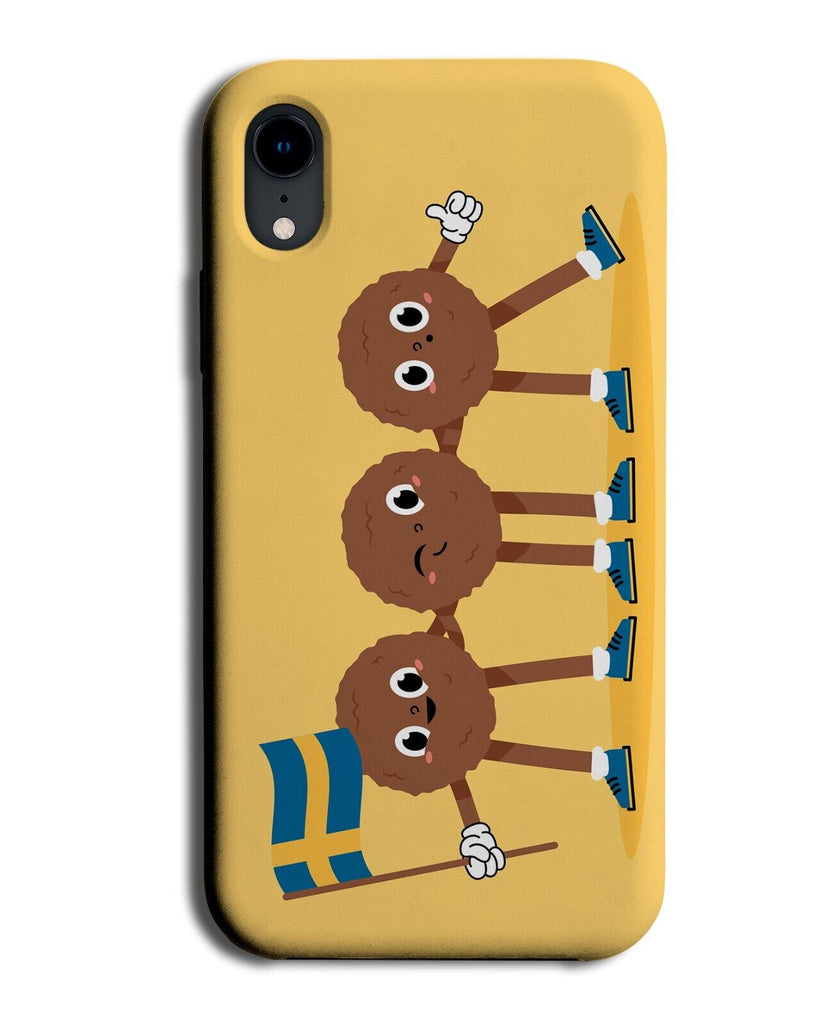 Funny Swedish Meatballs Phone Case Cover Sweden Meatball Food Friends Flag P176