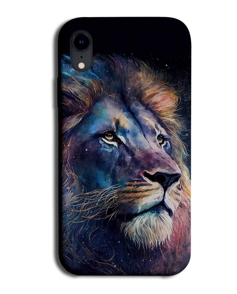 Magical Lions Face Phone Case Cover Lion Majestic Animal Nightsky Stars AL72