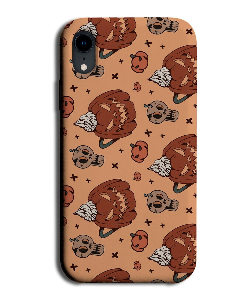 Pumpkin Spice Drink Pattern Phone Case Cover Drinks Halloween Latte Pumkins Q062