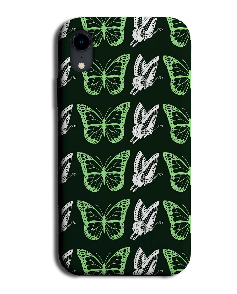 Mint Green Butterfly Outline Wings Phone Case Cover Wing Butterflies Gothic AF20