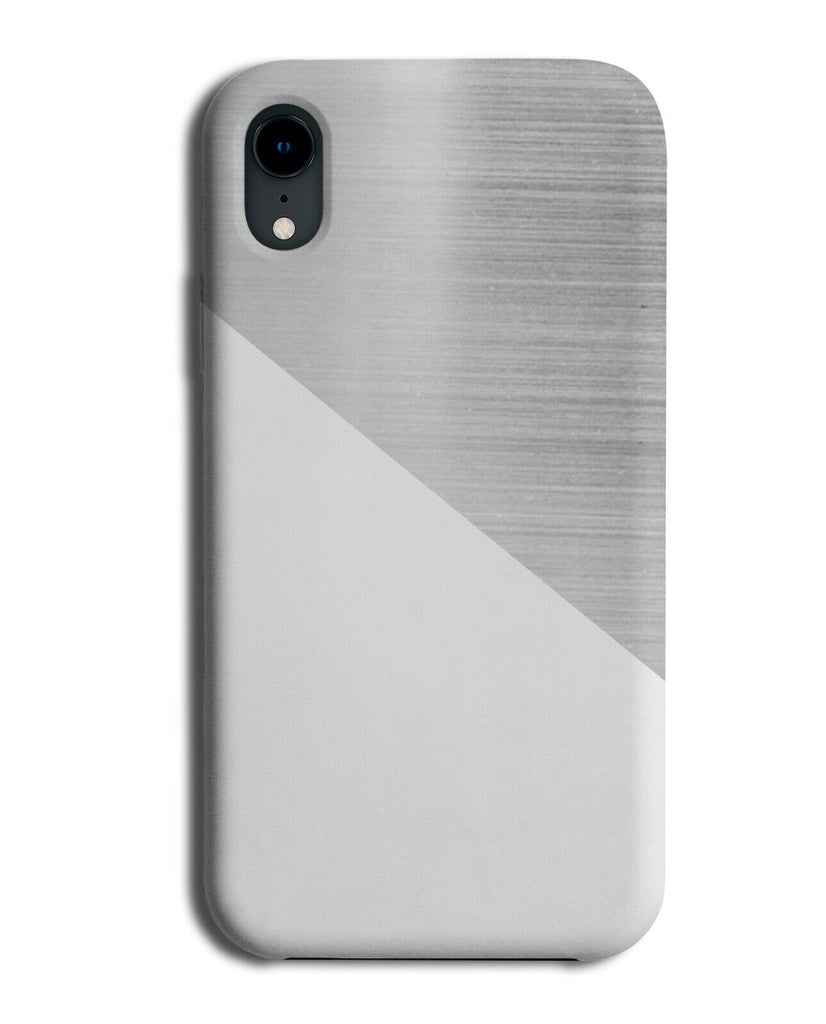 Silver And White Phone Case Cover Picture Photo Grey Colour i379