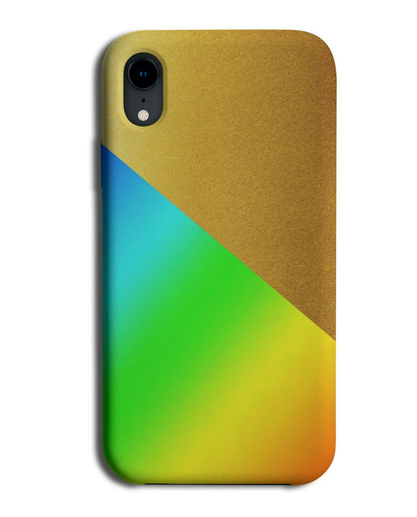 Gold and Multicoloured Phone Case Cover Golden Coloured Stylish Multicolour i438