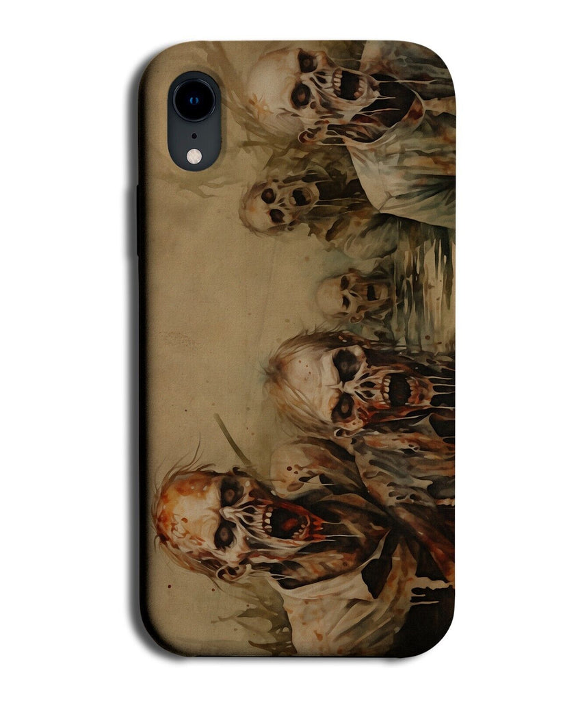 Zombie Hoard Phone Case Cover Hoards Zombies Halloween Walkers Horror Scary DH06