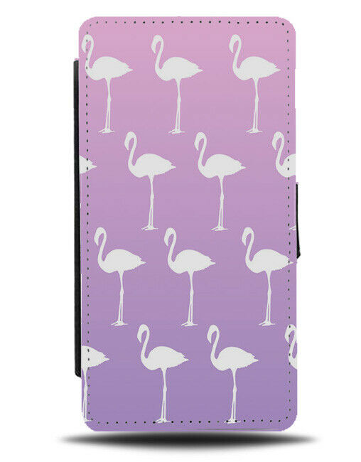 Flamingo Purple Shades Flip Cover Wallet Phone Case Coloured Flamingos B782