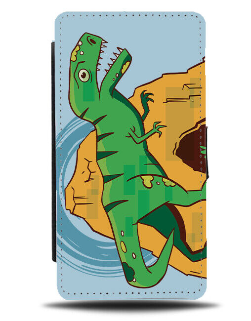 Simplistic Dinosaur Phone Cover Case Dinosaurs Picture Green Trex J241