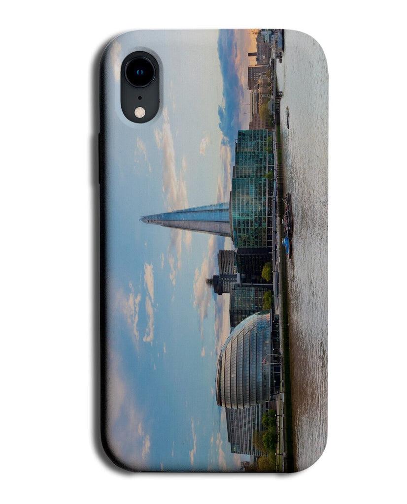 London City Skyline Phone Case Cover The Shard Buildings River Thames P415
