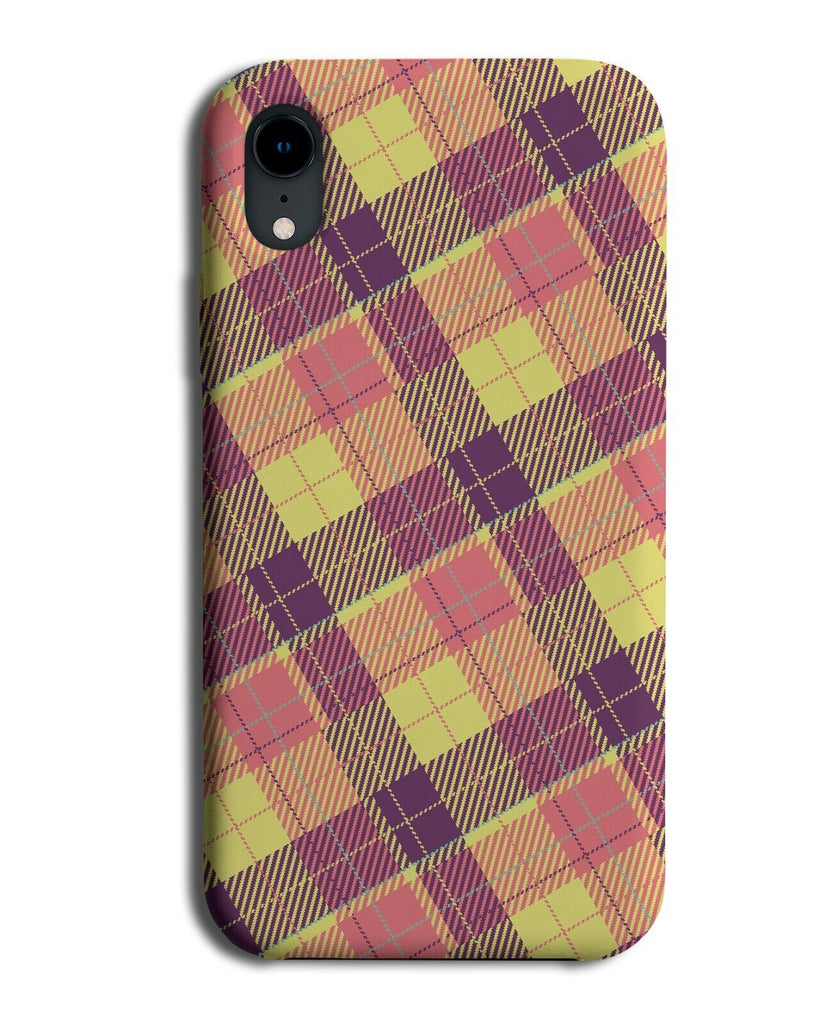 Pastel Paid Colourful Design Phone Case Cover Pattern Tartan Gingham K812