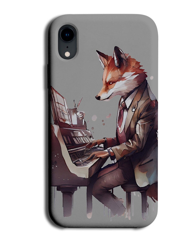 Fox Playing The Piano Phone Case Cover Player Foxes Foxs Organ Painting BH74