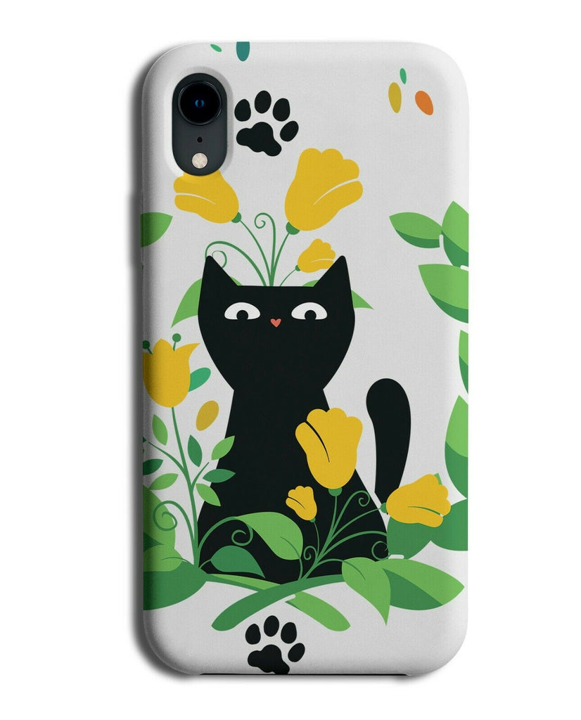 Black Cat Childrens Picture Phone Case Cover Photo Cats Kitten Cartoon E421