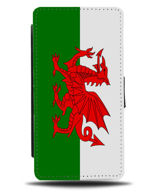Wales Flag Flip Cover Wallet Phone Case Welsh Vintage Flags St Davids B776