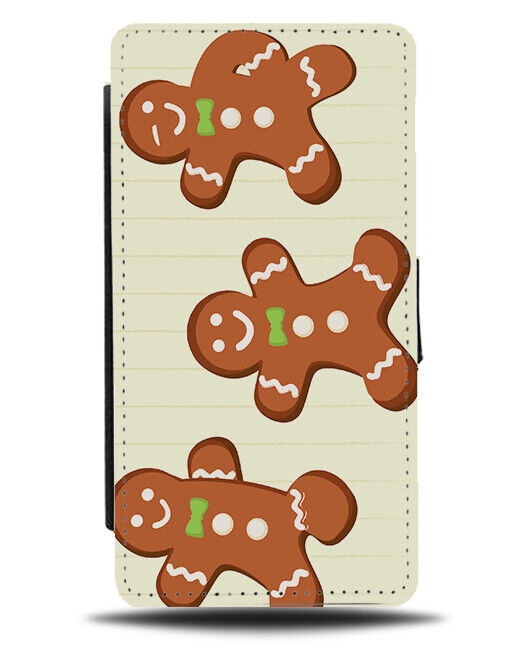 Dancing Gingerbread Flip Wallet Case Ginger Bread Men Man Dancer Dance N794