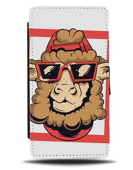 Thug Life Sheep In Sunglasses Flip Wallet Case Shades Cartoon Face Gangster K267