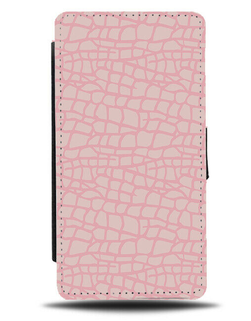 Pink Snake Scales Flip Wallet Case Snakes Girls Reptile Lines Picture Image F102
