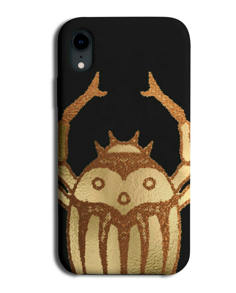 Golden Bug Phone Case Cover Egypt Egyptian Gold Beetle Insect Picture Photo F487