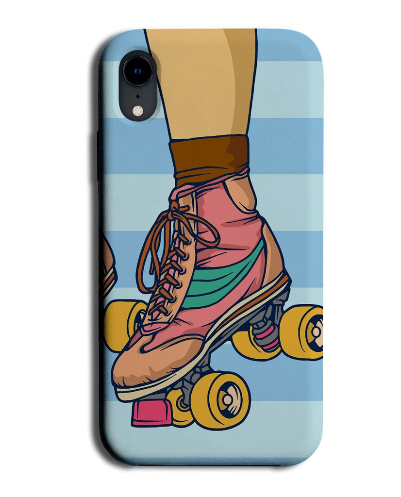 Vintage Rollerskates Phone Case Cover Roller Skates Four Wheels Retro Pink BT17