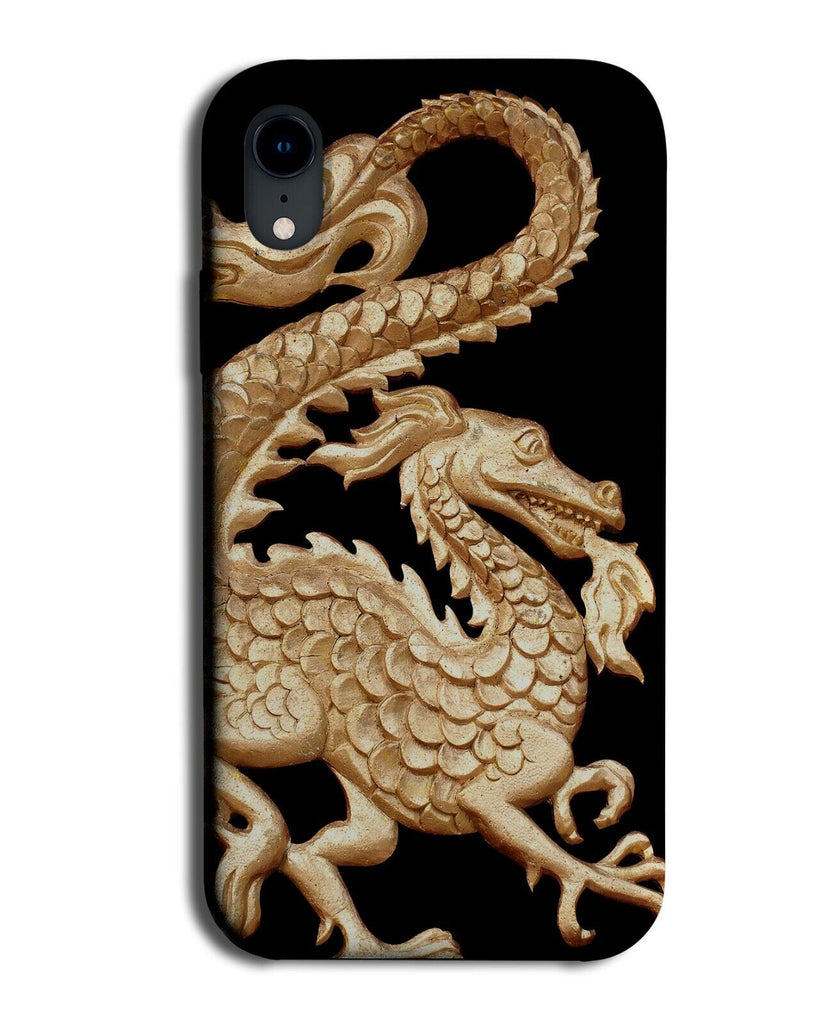 Golden Bearded Dragon Phone Case Cover Beard Dragons Emblem Japan Asian P488