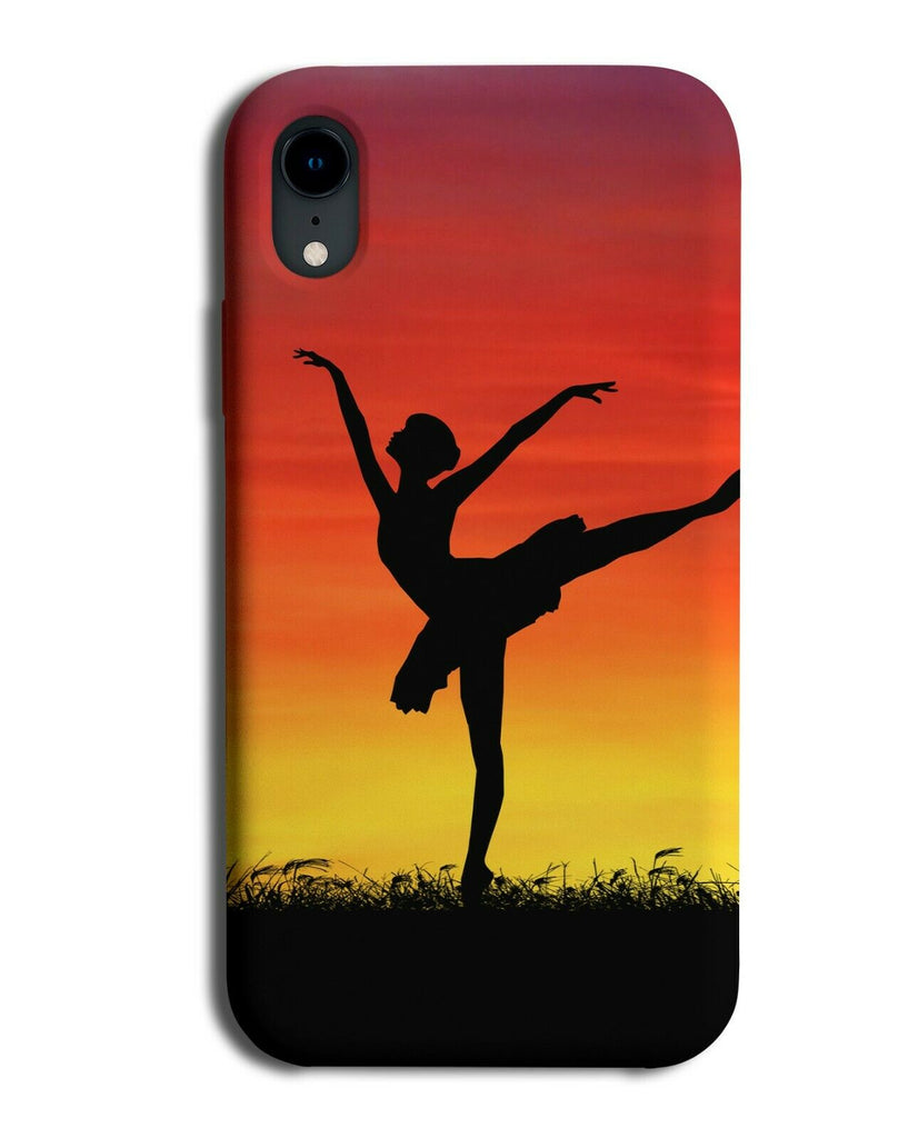 Ballet Silhouette Phone Case Cover Ballerina Dancer Sunrise Sunset Photo i752