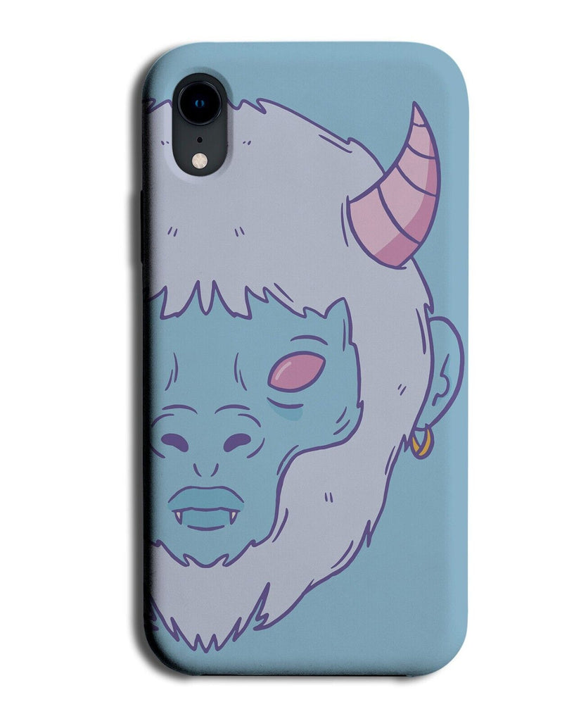 Hipster Yeti Phone Case Cover Snow Monster White Yetis Face Head Horror P503