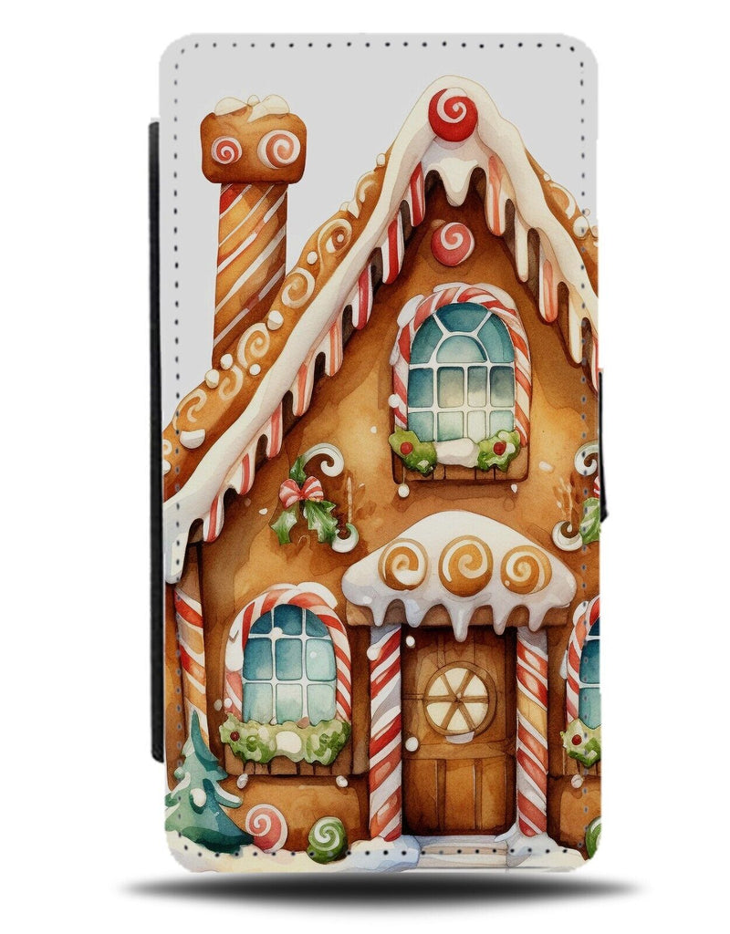 Christmas Gingerbread House Flip Wallet Case Ginger Bread Xmas Theme Themed CY59