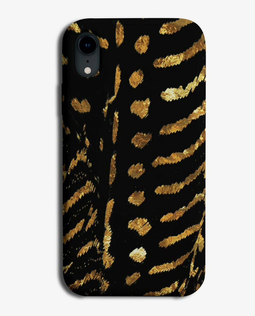 Golden Reptile Pattern Phone Case Cover Snake Print Design Snakes E864