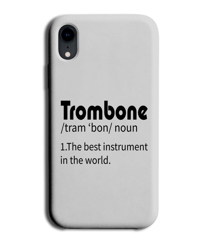 Trombone Phone Case Cover Trombones Musical Instrument Brass Band Funny P383