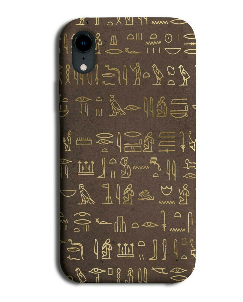 Hieroglyphic Egyptian Phone Case Cover Hieroglyphics Egypt Golden Design F475