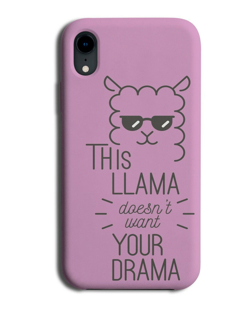 This Llama Wants No Drama Phone Case Cover Queen Llamas Alpaca Alpacas E312