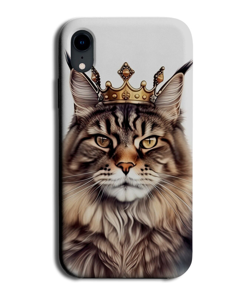 Cat King Of The House Phone Case Cover Funny Maine Coon Cats Face Kings Lol DE72