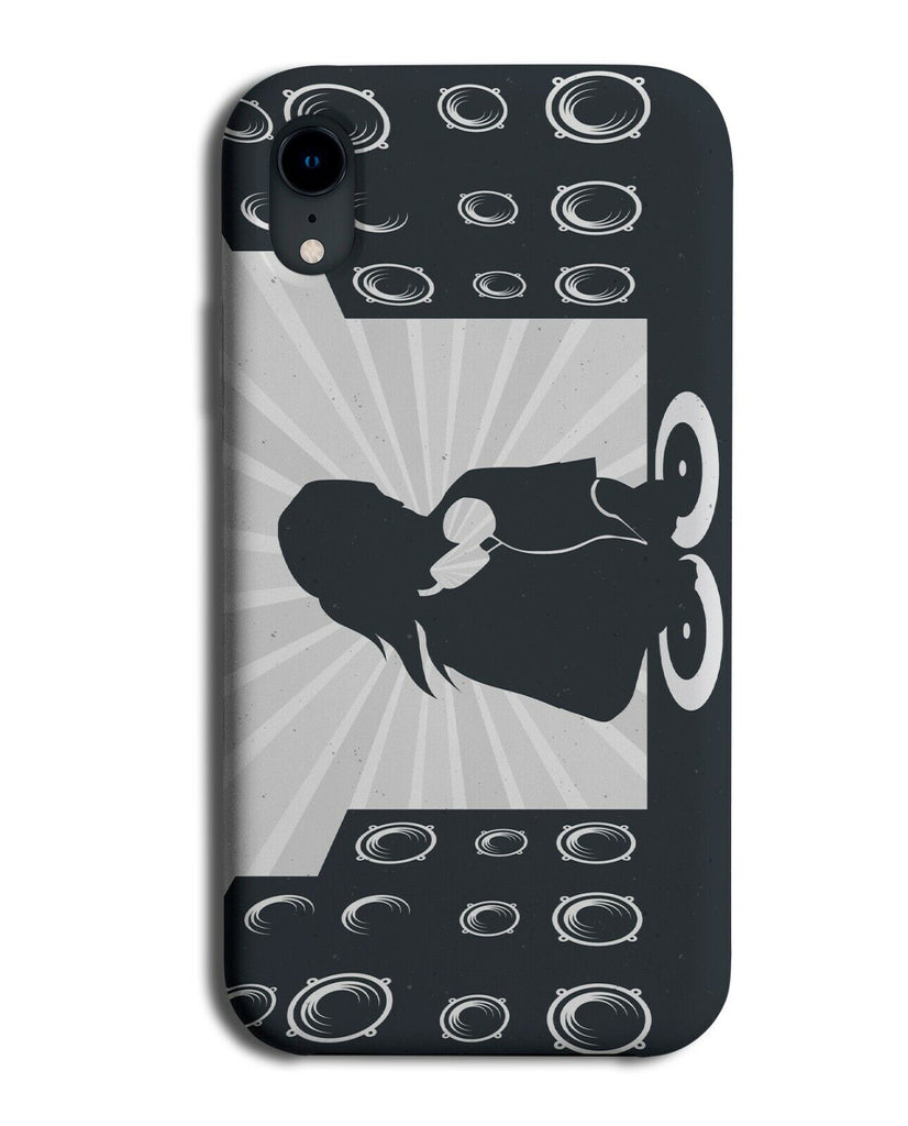 Female DJ Silhouette Phone Cover Case Womens Girls Girl Decks Speakers J283