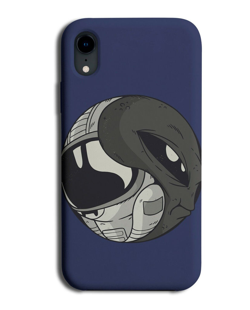 Alien and Astronaught Planet Circle Phone Case Cover Planets Blue Sphere i908