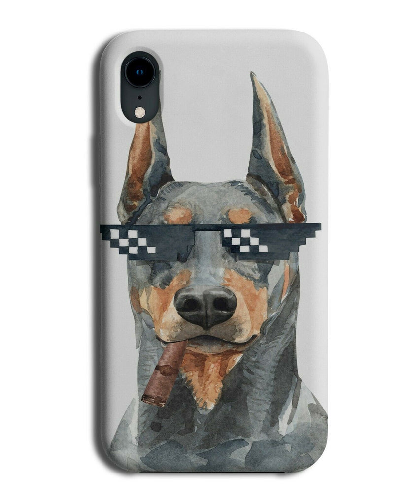 Thug Life Dobermann Phone Case Cover Dog Dogs Funny Gangster K553