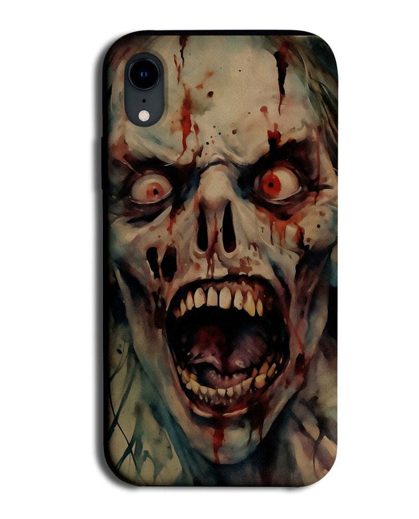 Scary Zombie Face Phone Case Cover Zombies Horror Halloween Style Theme DH08