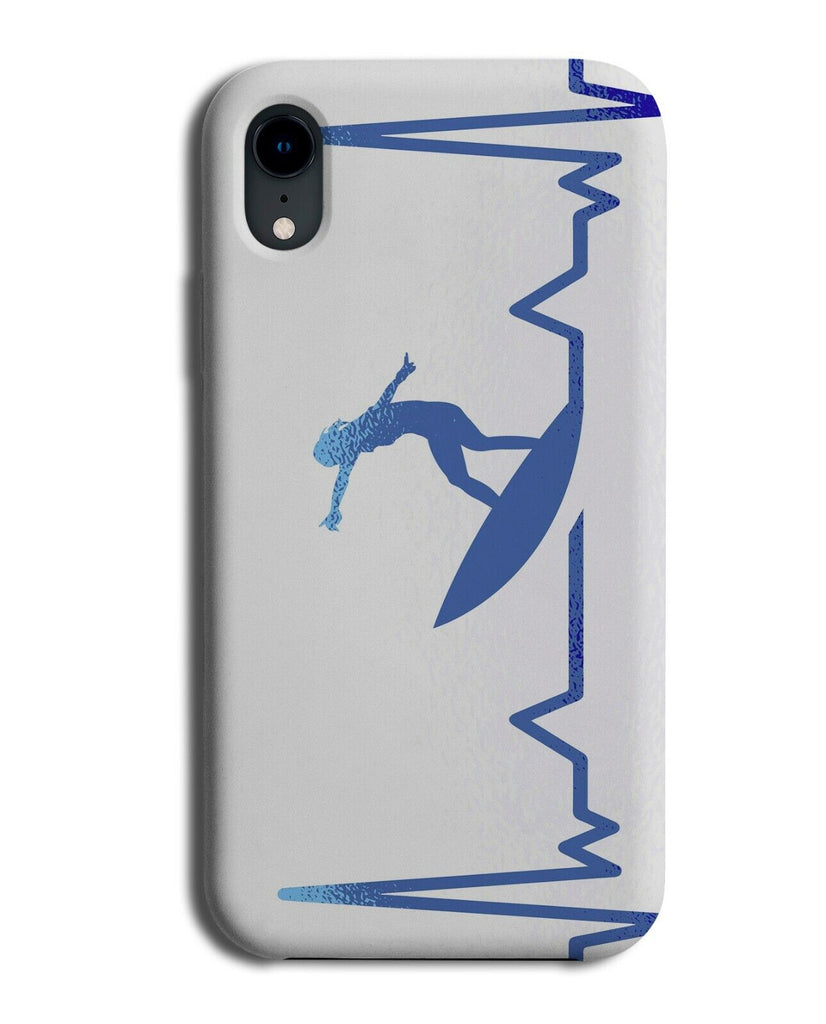 Surfing Heart Beat Pulse Line Phone Case Cover Surfer Heartbeat Marks K321