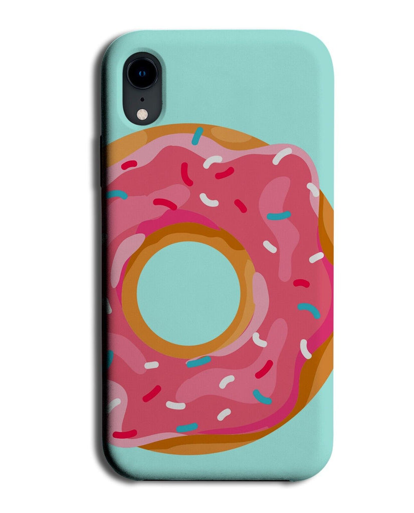 Retro Pink Spinkled Doughnut Phone Case Cover Doughnuts Sprinkles Iced Icy Q347